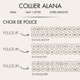 Collier Ilana Initiale