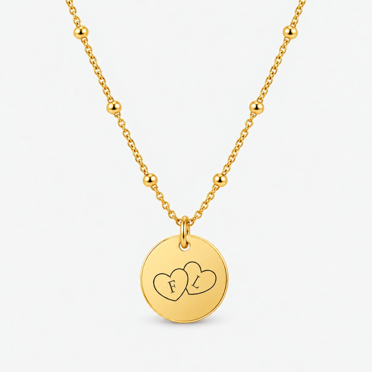 Collier Luna — Médaille 15 mm