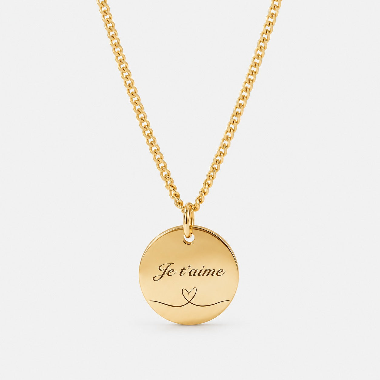 Collier Luna — Médaille 18 mm